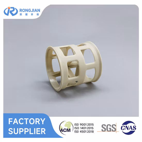 Kundenspezifische Pall-Ring-Packung aus Teflon-PTFE-Kunststoff für statische Dichtungsteile